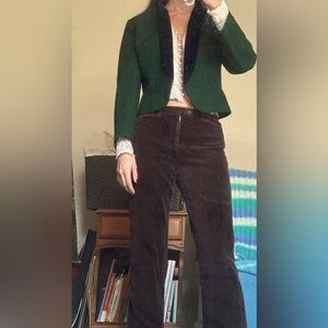 GAP 100% Cotton Brown Velvety Soft Jeans Trousers